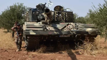 Luptele continuă în nordul Siriei: Tancuri înmatriculate în Romania LUPTĂ împotriva ISIS (FOTO)