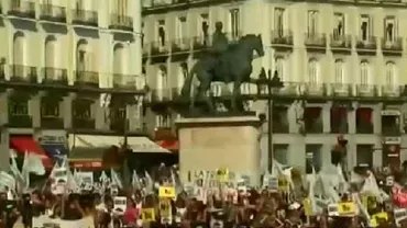 Protest anti-coridă la Madrid! Mii de spanioli au ieșit în stradă (VIDEO)