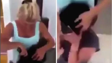 Pedeapsa aplicată unei tinere care a râs de bolnavii de cancer: Mama sa a ras-o în cap (VIDEO)
