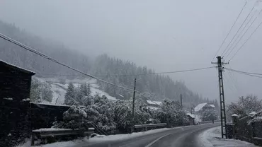 ANM: Avertizare cod galben de ninsoare pentru mai multe județe din țară. Va cădea strat nou de zăpadă, iar vântul va sufla cu 50-70 km/h