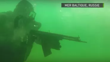 Unităţi speciale ruse au fost filmate în timp ce se antrenează sub apele Mării Baltice (VIDEO)