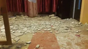 Tavanul unui cămin de bătrâni din județul Neamț S-A PRĂBUȘIT peste șase persoane! O femeie a fost GRAV RĂNITĂ