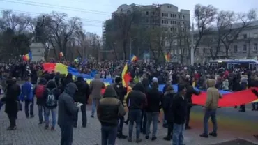 Proteste uriașe în Moldova. Mesajul Maiei Sandu pentru tinerii ieșiți în stradă