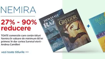 REDUCERI DE PÂNĂ LA 90% LA CĂRȚILE TALE PREFERATE! (FOTO)