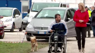 Cazul incredibil al unui român cu handicap stabilit în Italia: E țintuit într-un scaun cu rotile și trăiește într-un container, dar refuză să se întoarcă în țară