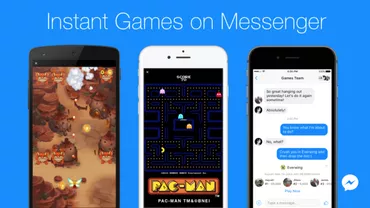 Facebook lansează Instant Games, o platformă de jocuri pentru Messenger