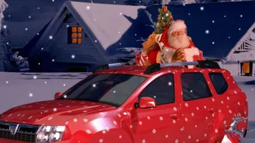 Moș Crăciun a înlocuit sania trasă de reni cu Dacia Snow Duster. Vezi IMAGINILE ÎN PREMIERĂ (FOTO)