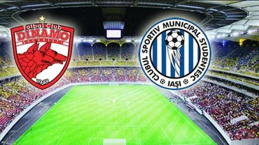 Fotbal: CSM Poli Iași a bătut Dinamo București în meciul din etapa a 21-a a Ligii I