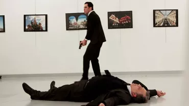Nouă înregistrare cu MOMENTUL ÎN CARE AMBASADORUL RUS E UCIS (VIDEO)