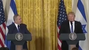 Întâlnire între Donald Trump și Benjamin Netanyahu: Casa Albă pare că are un alt punct de vedere cu privire la conflictul israeliano-palestinian (VIDEO)