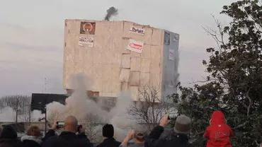 EXPLOZIV: O clădire de 55.000 tone, aruncată în aer cu 226 kg de explozibil (VIDEO)
