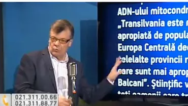 Tudor Barbu a comentat împreună cu telespectatorii emisiunii "Se întâmplă acum" studiul ADN despre originea românilor care arată diferențe între Transilvania și restul provinciilor (VIDEO)