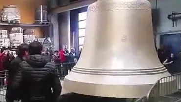 La Catedrala Mântuirii vine CLOPOTUL RECORDURILOR: 25 de tone, 3.35 m - diametru și o rezonanță de mulți kilometri! "Decât" 10 Euro/kg brut! (VIDEO)