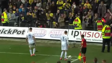 Suporteri scăpați de sub CONTROL în Danemarca! Fanii lui Brondby au aruncat cu ȘOBOLANI morți în direcția jucătorilor de la FC Copenhaga