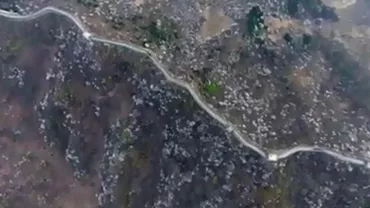 Trebuie să vezi asta: Live cu drona deasupra Marelui Zid Chinezesc! (VIDEO)