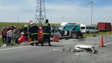 Accident grav în Constanța: Cinci persoane au fost rănite (VIDEO)