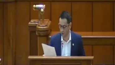 Cum să te faci de râs în Parlament. Discursul unui deputat PMP, o înșiruire de gafe și bâlbâieli cu un final ”epic” (VIDEO)