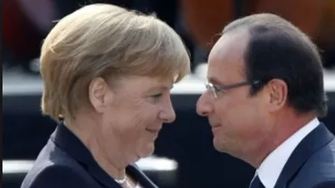 Dineu de ADIO! Hollande și Merkel s-au întâlnit într-un local din Berlin