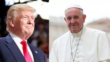 Un desen cu ”sfântul” Papa Francisc și ”diavolul” Trump sărutându-se a apărut pe un zid din apropierea Vaticanului (FOTO)