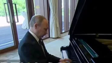 Talentele lui Vladimir Putin: Președinte rus a cântat la pian înainte de întrevederea cu omologul chinez (VIDEO)