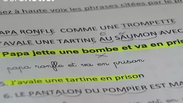 O carte de franceză folosită la o școală din Belgia, schimbată din cauza unor referințe ofensatoare la adresa refugiaților