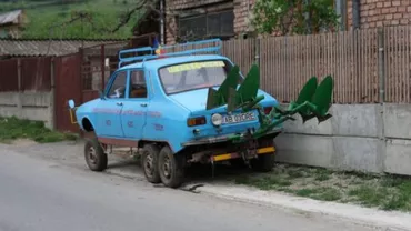 SUPERDacia cu ȘASE roţi: Prototipul poate fi folosit la ARAT, săpat, transport şi călătorie (FOTO)