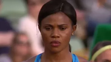 Accident neobișnuit: Ce a pățit o atletă în timp ce executa o săritură în lungime (VIDEO)