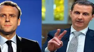 Emmanuel Macron: Franța nu mai cere îndepărtarea lui Bashar al-Assad în rezolvarea crizei din Siria