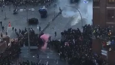 PROTESTELE VIOLENTE continuă la Hamburg: Mii de oameni, în stradă. Poliția cere întăriri (VIDEO)