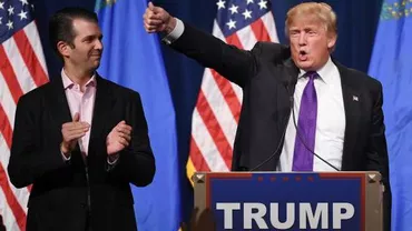 Donald Trump îi ia apărarea juniorului: O persoană "de calitate, transparentă şi nevinovată"