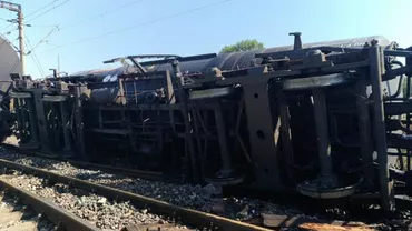 Traficul feroviar, DAT PESTE CAP: Un tren a deraiat la Țăndărei (VIDEO-FOTO)