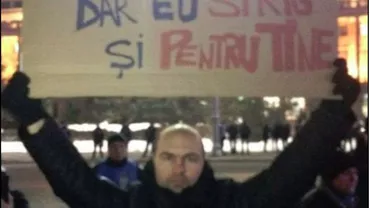 "Oamenii sa se trezească!" Protestatarul care a primit amenzi de 30.000 de lei NU RENUNȚĂ