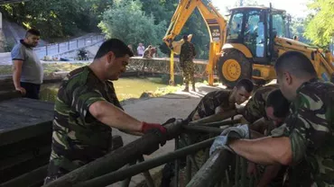 GRANDIOASA construcție din Herăstrău realizată de Forțele Terestre Române... un pod mititel (FOTO)