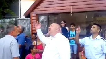 Negociere ca-n Ploiești. "Sinucigaşul" cu două variante: Ori te arunci, ori vii să vorbești! (VIDEO)