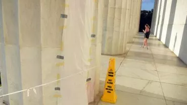 Monumentul lui Lincoln din Washington a fost vandalizat