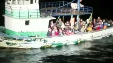 Zeci de migranți, prinși de Garda de Coastă în largul Mangaliei (VIDEO)