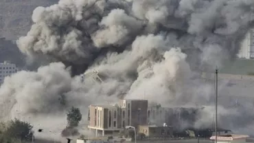 Bombardament al Arabiei Saudite, lângă un hotel din capitala Yemenului: Zeci de morți și răniți