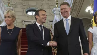Ce ținute au purtat Carmen Iohannis și Brigitte Macron la întâlnirea de la București (FOTO, VIDEO)