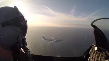 Un Tupolev rusesc, interceptat de danezi deasupra Mării Baltice (VIDEO SPECTACULOS)