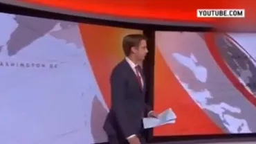 Moment de confuzie pentru un jurnalist de la BBC: Prezentatorul s-a pierdut în studio (VIDEO)