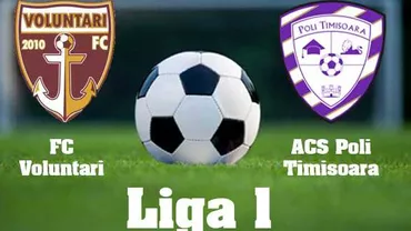 FC Voluntari, victorie la limită în fața Timișoarei