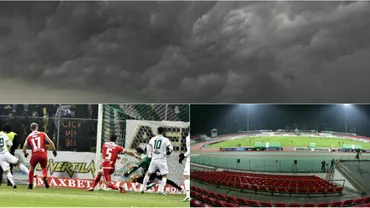Furtuna anunțată în Capitală oprește fotbalul: Partida dintre Dinamo și Concordia Chiajna a fost AMÂNATĂ