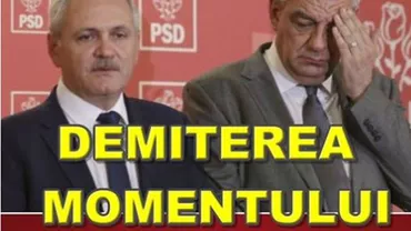 E DEMITEREA MOMENTULUI în România! CUTREMUR în Guvernul Tudose! (FOTO)