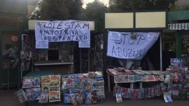 Difuzorii de presă protestează împotriva dărâmării chioșcurilor în Sectorul 4: UGIR cere autorităților respectarea drepturilor comercianților (FOTO)