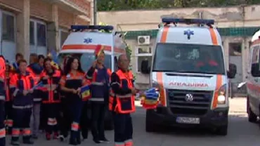 Protest de amploare al sindicaliștilor de la Ambulanță (FOTO)