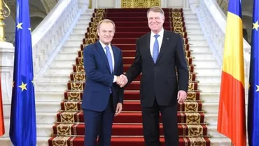 Președintele Consiliului European, primit de Klaus Iohannis la Palatul Cotroceni