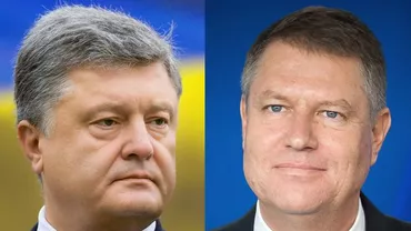 Poroșenko și Iohannis, viziuni diferite privind discuția telefonică despre legea educației din Ucraina care afectează drepturile etnicilor români