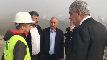 Mihai Tudose, vizită inopinată pe autostradă