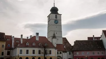 Trei turiști, rămași captivi în Turnul Sfatului din centrul istoric al Sibiului