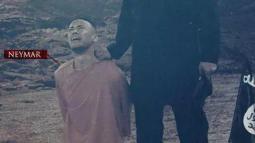 Neymar, în genunchi în fața unui terorist. Messi zace pe jos: Amenințări șocante ale Statului Islamic (FOTO)